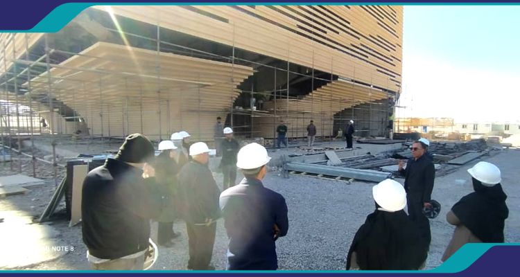 بازدید اعضای کارگروه سیما و منظر انجمن صنفی مهندسان معمار از ساختمان مرکزی سازمان