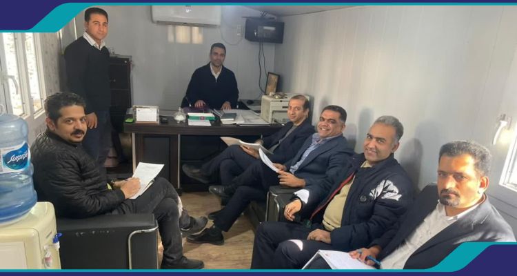 بازدید میدانی کمیته مجریان از پروژه‌های ساختمانی 